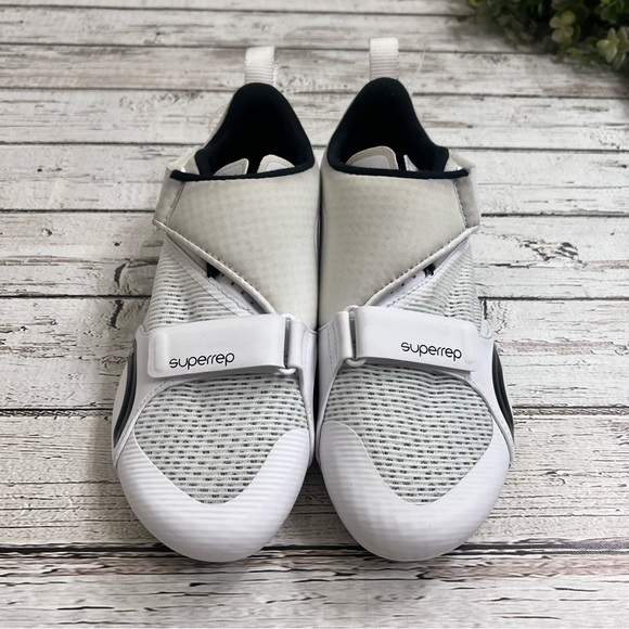 Nike SuperRep Indoor Cycling Spinning Shoes White Black Size 7 - Picture 5 of 16